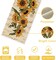 Fall Sunflower Table Runner - 13x72 Inch Vintage Floral Decor for Farmhouse Kitchen Dining, Summer & Autumn Flower Table Decoration for Indoor Outdoor Party